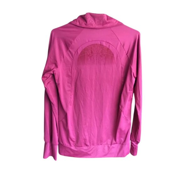 🐣Like New Adidas Climalite Jacket Track Jacket Iridescent Purple Fuscia Pink - Picture 9 of 17